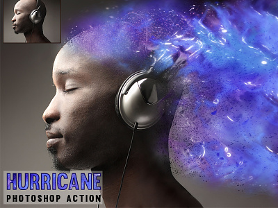 Hurricane Photoshop Action 1click action action atn atn file color dispersion effect galaxy hurricane photo action photo effects photoshop