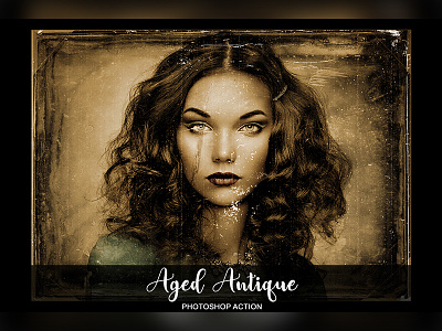 Aged Antique Photoshop Action action actions aged antique effects frame image frame old photo photo frame photoshop photoshop sketch pro professional smoothatn