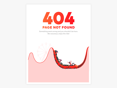 404 – Page Not Found 404 404 error 404 error page 404 page 404error chart illustration page 404 page not found rollercoaster trading vector