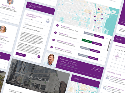 Rush Medical Group Intranet UX and UI Kit