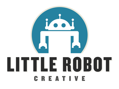 Little Robot Creative logo robot