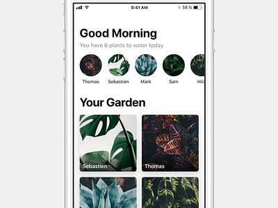 Potted iOS 11 11 app garden ios mobile plants potted reminder water