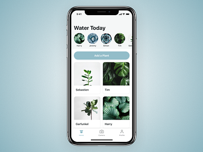 Potted Cont. 11 app gardening ios iphonex plants potted reminder ui water x