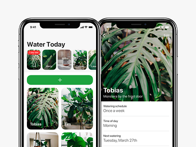 Potted - April 2018 app garden plants potted real reminder ui ux water