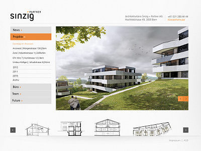 Light Webdesign for Architect Company