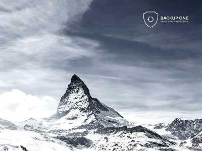Branding for Swiss High-End-Backup Company backup one branding matterhorn swiss swissness switzerland