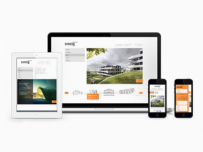 Responsive web design for architect