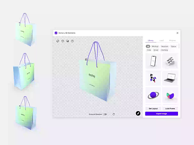 Vectary 3D Elements for Figma - Shadows 3dmockup 3dui figma figma3d figmaplugin mockup package ui vectary vectary3d visualization