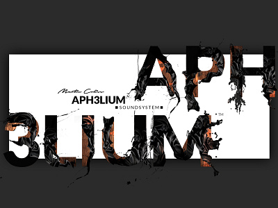 LOGO - Aphelium Soundsystem design illustration logo typography