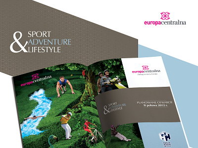 Europa Centralna for Helical Poland advertisement brochure design design