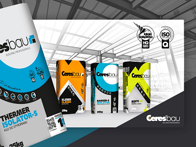 Ceresbau product branding advertisement branding design