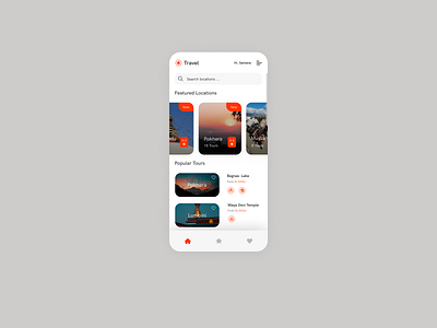 Travel UI app design appdesigner design travelapp travelui ui uibeginner uidesign uidesigner