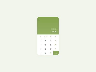 Calculator UI Design