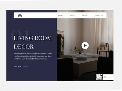 Interior Design Landing Page