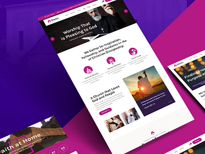 Blesso | Multipurpose Nonprofit Church HTML Template sermon