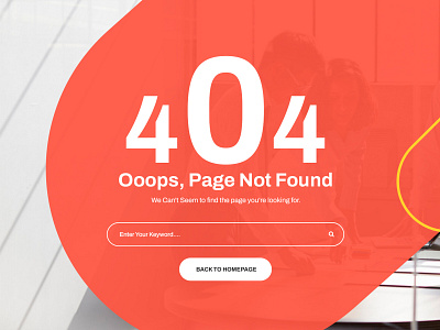 404 PSD Template