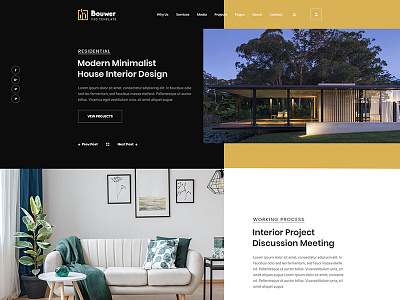 Bouwer - Architecture & Construction PSD Template agency architecture builder building construction business decor furniture