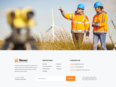 Bouwer - Architecture & Construction PSD Template