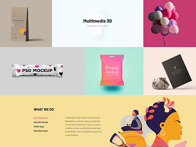 Picko - Clean Portfolio & Multipurpose PSD Template clean creative design marketing multi purpose multipurpose photography portfolio studio