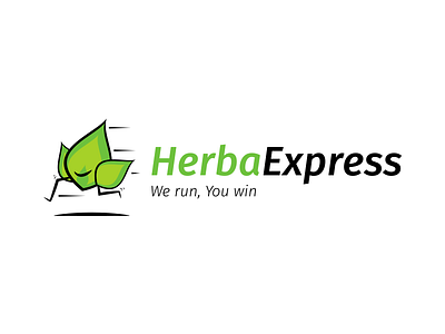 HerbaExpress e commerce express green herbalife logo running winning