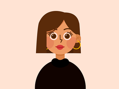 Girl Illustration adobe illustrator character characterdesign flatdesign girl illustration