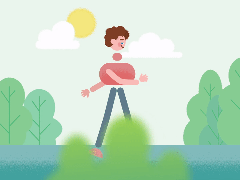 Boy Walk cycle 2danimation aftereffects animation character character animation design illustration moldova motiondesign motiongraphics
