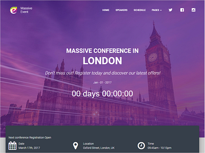 Event Conference HTML Template