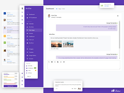 Arrow Admin Template ui design