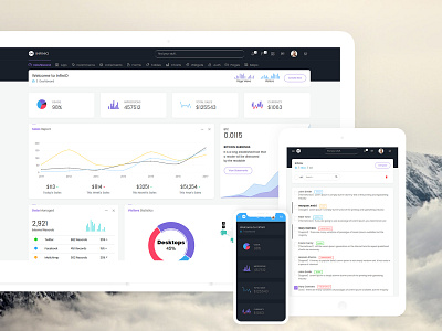 Infinio Admin Dashboard Template admin dashboard admin design admin panel app blog blogdashboard bootstrap4 chat clearcode css3 file manager infinio infinioadmin material materialadmin project card responsive rtl support sass thememakker