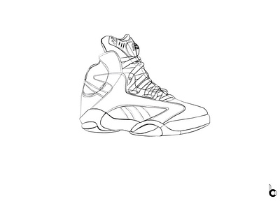 Reebok sketch design draw graphic design illustration illustrator lines sketch vector