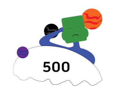 Error 500 app illustration design illustrator ilustration ui ux design web design