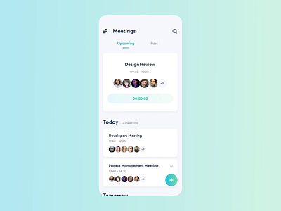 Meeting AI | Join a Meeting ai animation app application chat design ios meeting message minimal mobile motion startup team ui