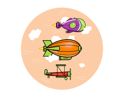 Vegetables in the air. air design fun art hobby illustration illustrator junior