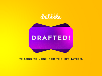 Hello Dribbble! debut drafted dribbble dribbble shot first post hello dribbble