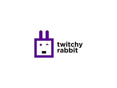 Twitchy Rabbit Logo Exploration 30logos branding branding logo design dribbble logo thirt logos twitchy rabbit