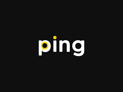 Ping Logo Exploration 30logos branding branding logo design. dribbble logo thirt logos twitchy rabbit