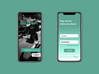SkateUp Application UI