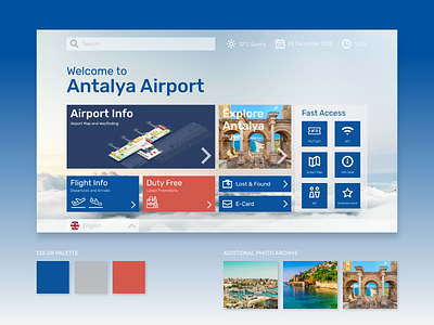 Airport Kiosk adobexd airport experiencedesign iconset kiosk kioskinterface traveler uiux