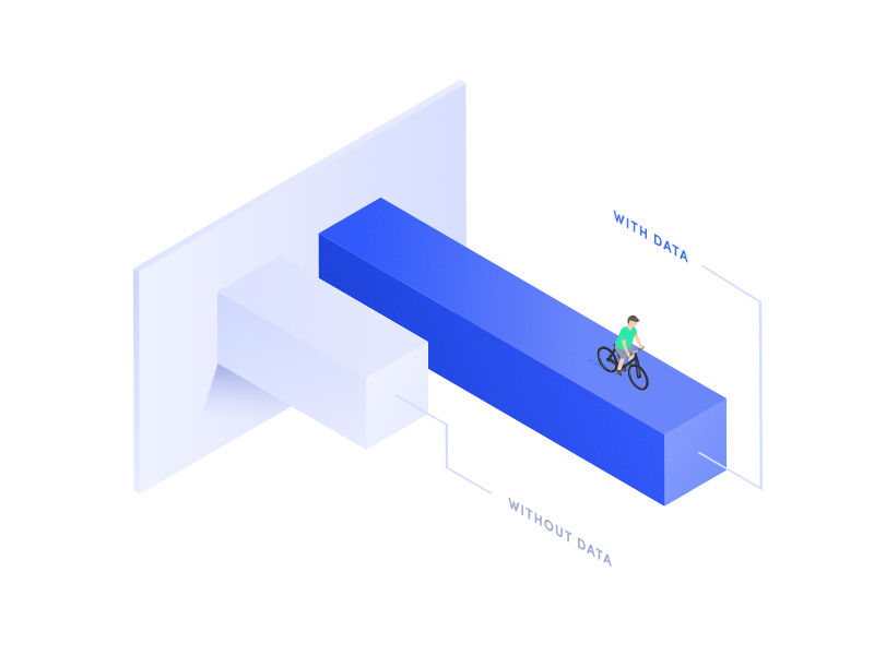 AudienceData Isometric Illustrations audience blue data geometric gradient illustrations isometric minimal neon security technology vibrant