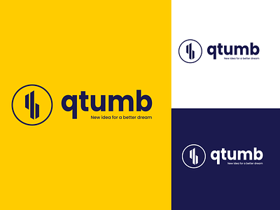 Qtumb - A Loaning Company company corporate identity design finance finance app identity design loan loan app loans logo logo design logos young