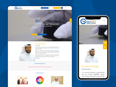 Website for Gulfmet arabic design branding dashboard design designer designs dribbble identity minimal type typography ui uidesign ux uxdesign web webdesign website website design