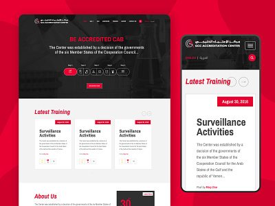 Website for GCC accreditation Center branding dashboard design designer designs dribbble embassy identity insurance minimal typography uidesign uxdesign web webdesign website website design