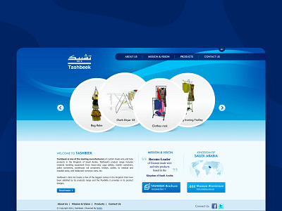 Website design for Tashbeek