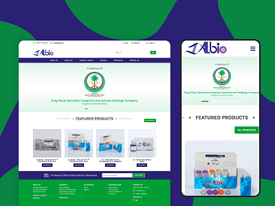 Website design for ALBIO