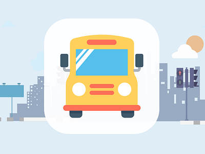 App icon for Navigation app bus icon icons mobile application navigation transport ui