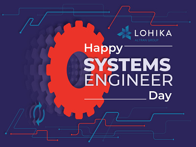 Happy System Engineer Day day engeneer flat happy identity illustration system