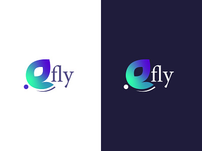 Efly logo design eco fly logo vector