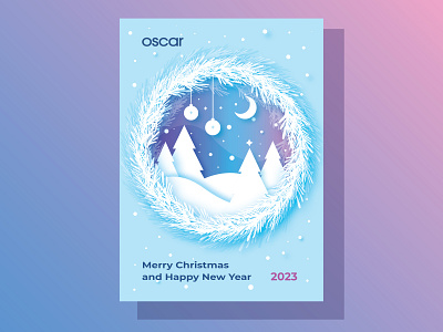 Oscar New Year card