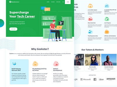 Geekster Landing Page
