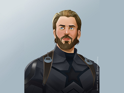 Captain America ( Nomad Look ) avengers captain america chris evans marvel